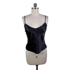 Antonio Melani Y2K Camisole Slip Top Womens 0 Brown Solid Dark Coquette Cottage